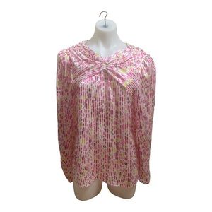 NWT Kate Spade Marker Floral Devore Top Size Medium  [313]